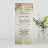 Wedding Gold Verziert Rectangle Dimond Blume Shiny Programm (Stehend Vorderseite)