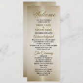 Wedding Gold Verziert Rectangle Dimond Blume Shiny Programm (Vorne/Hinten)