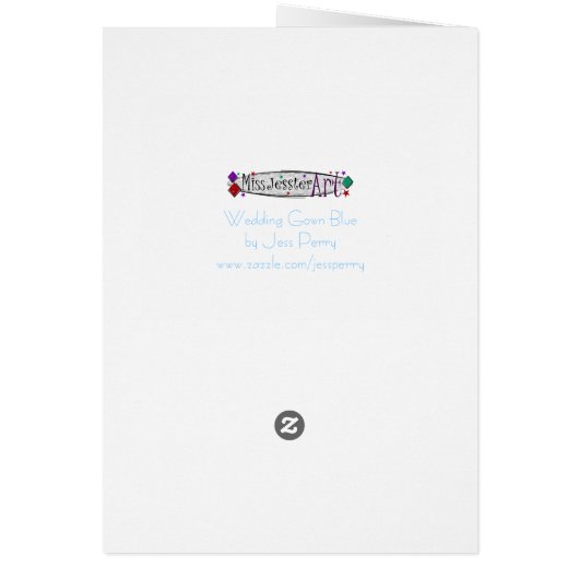 Wedding Gown Blue (Hinten)