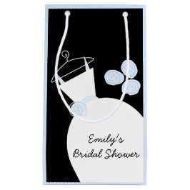 Wedding Gown Blue Brautparty Schwarz Pastellfarben Kleine Geschenktüte