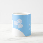 Wedding Gown Blue 'Bridesmaid' Kaffeetasse (Mittel)