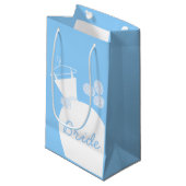 Wedding Gown Blue Bridge klein Kleine Geschenktüte (Vorderseite Schrägansicht)