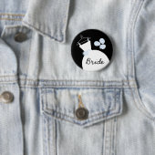 Wedding Gown Blue 'Bridge' Taste schwarz Button (Beispiel)