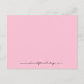 Wedding Gown Brautparty Einladung (Rückseite)