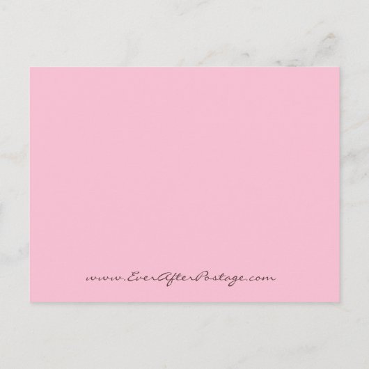 Wedding Gown Brautparty Einladung (Rückseite)