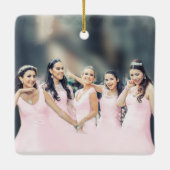 Wedding Gown Bridesmaid Butterfly Farbe wählen Keramikornament (Rückseite)