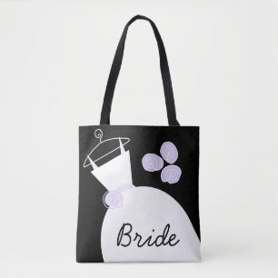 Wedding Gown Lila Bridge auf der ganzen Tasche sch