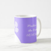 Wedding Gown Lila "Mutter der Braut" Kaffeetasse (VorderseiteRechts)