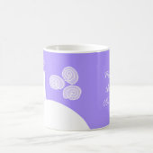 Wedding Gown Lila "Mutter der Braut" Kaffeetasse (Mittel)