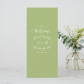 Wedding Green Chic (Stehend Vorderseite)