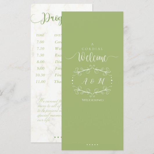 Wedding Green Chic (Vorne/Hinten)