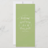 Wedding Green Chic (Vorderseite)