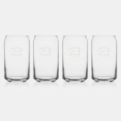 Wedding Green Chic Dosenglas (Hinten)