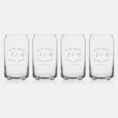 Wedding Green Chic Dosenglas (Vorderseite)