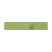 Wedding Green Chic Einladungsbanderole (Flach)