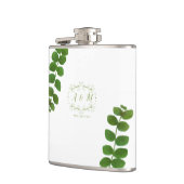 Wedding Green Chic Flachmann (Links)