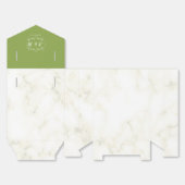 Wedding Green Chic Geschenkschachtel (Ungefaltet)