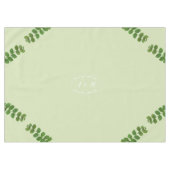 Wedding Green Chic Green Tischdecke (Vorderseite (Horizontal))