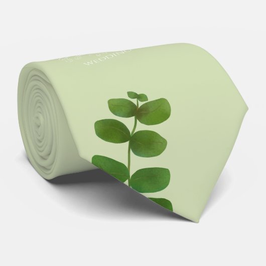 Wedding Green Chic Krawatte (Gerollt)