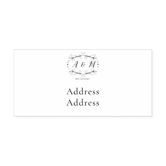 Wedding Green Chic Permastempel (Design)