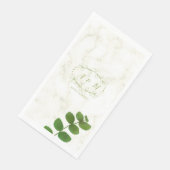 Wedding Green Chic Serviette (Ecke)