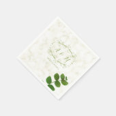 Wedding Green Chic Serviette (Ecke)