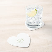 Wedding Green Chic Untersetzer (Vor Ort)