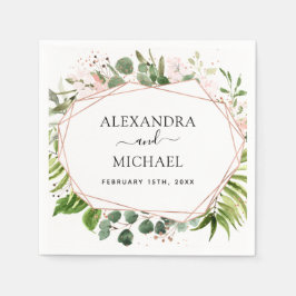 Wedding Greenery Eucalyptus Botanical Serviette