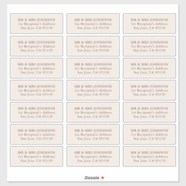 Wedding Guest Address Label 21 Verschiedene Adress