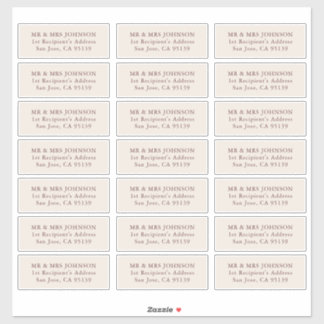 Wedding Guest Address Label 21 Verschiedene Adress