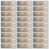 Wedding Guest Address Mason Jars Wood String Light Aufkleber (Vorderseite)