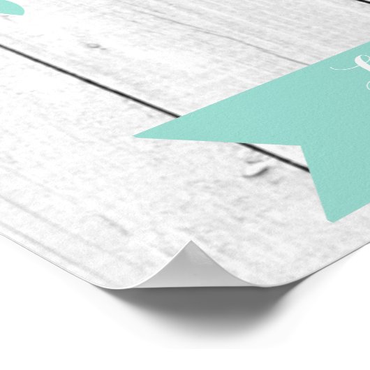 Wedding Guest Book Alternative Tree, 155 Blätter Poster (Ecke)