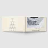 Wedding Guest Book Champagne Glasses Gästebuch (Voll)