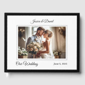 Wedding     guest book gästebuch (Vorderseite)