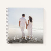 Wedding Guest Book Hard Cover Notizblock (Vorderseite)