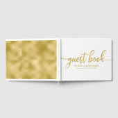 Wedding Guest Book Imitats Foil Gold Chic Calligra Gästebuch (Voll)