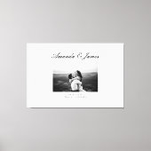 Wedding Guest Book Leinwand Alternative Guestbook (Vorderseite)