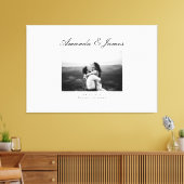 Wedding Guest Book Leinwand Alternative Guestbook (Insitu (Wohnzimmer))