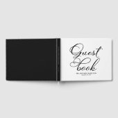 Wedding Guest Book Simple Elegante Calligraphy Gästebuch (Voll)