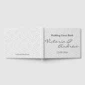 Wedding Guest Book - White & Gray Gästebuch (Voll)