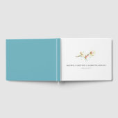 Wedding Guest Book White Magnolia Blume Gästebuch (Voll)