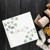 Wedding Guest Book with Eucalyptus Leaves Notizblock