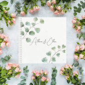 Wedding Guest Book with Eucalyptus Leaves Notizblock
