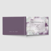 Wedding Guestbook | Eggplant Shimmer Gästebuch (Voll)
