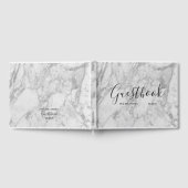 Wedding Guestbook | Minimalistisch Chic aus weißem Gästebuch (Voll)