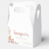 Wedding Hangover Kit Pampas Grass Boho Floral Geschenkschachtel (Geöffnet)