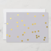 Wedding Hat Box Confetti Save the Date Einladung (Rückseite)