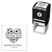 Wedding Heart Vielen Dank Permastempel (Beispiel)