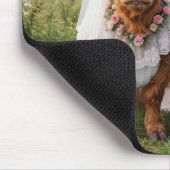 Wedding Highland Cows in a Pasture Mousepad (Ecke)