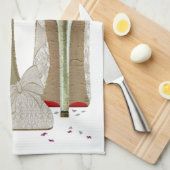 Wedding hohe Heels-Kunst Handtuch (Viertel Falte)